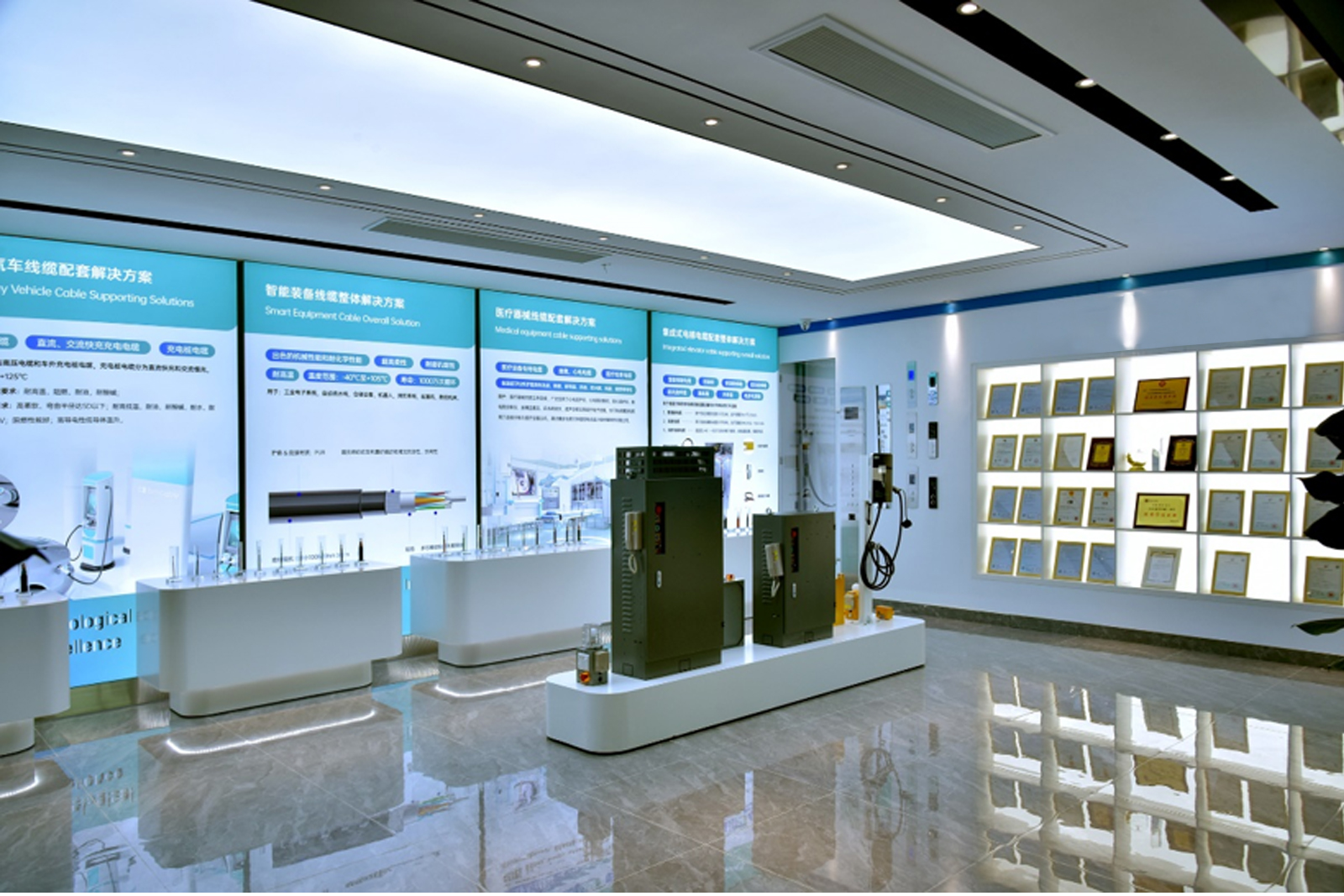 Shuanghua showroom and production area